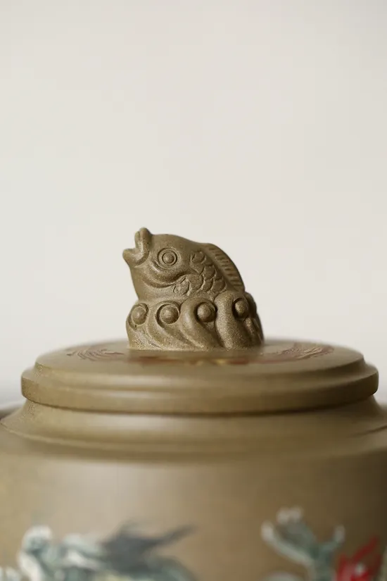 Premium Yixing Zisha Teapot - Masterpiece by Guo Chaojiang & Zhang Zhigang 4