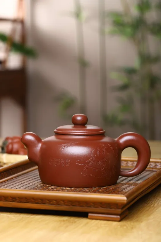 Premium Yixing Clay Teapot Handcrafted Artisan Pottery 6