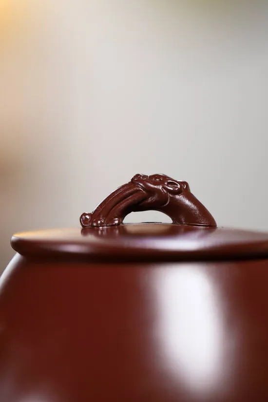 Yixing Purple Clay Dragon Teapot Set | Artisan Crafted Zisha Pottery 6