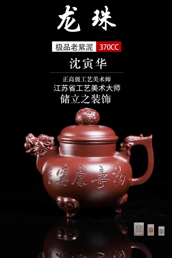 Premium Yixing Zisha Teapot | Collector's Clay Art | Shen Yinhua 9