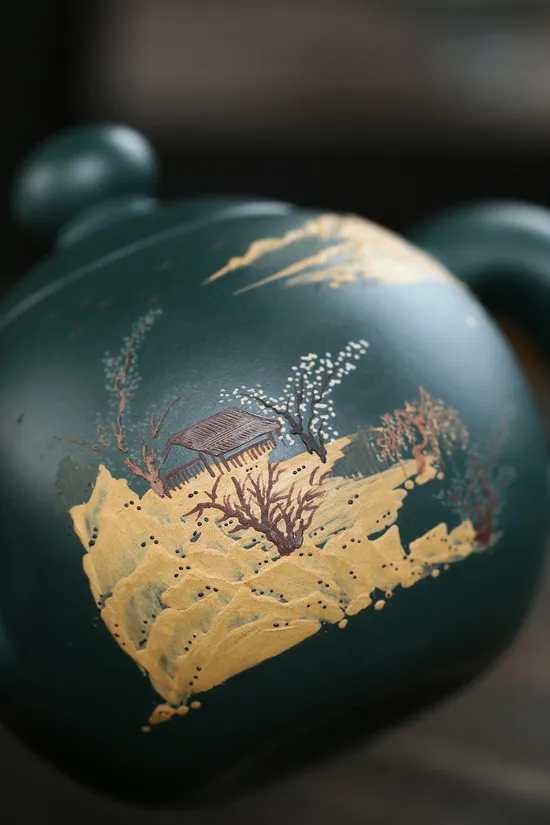 Yixing Zisha Teapot Lotus Pearl - Collector's Clay Art by Jiang Yaping 3