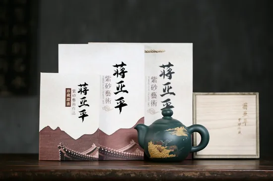 Yixing Zisha Teapot Lotus Pearl - Collector's Clay Art by Jiang Yaping 4