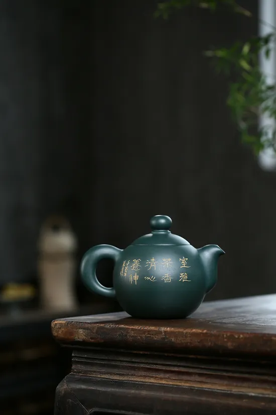 Yixing Zisha Teapot Lotus Pearl - Collector's Clay Art by Jiang Yaping 5