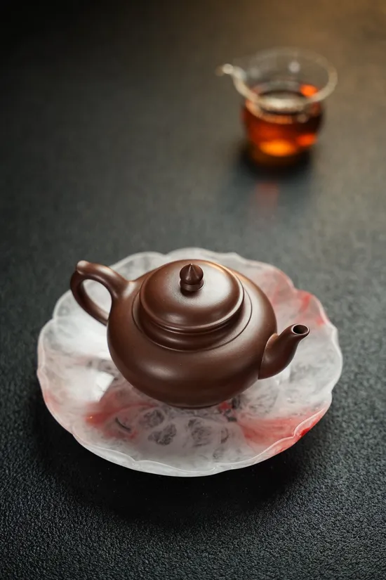 Zisha Teapots: Xiao Ying Jinggong 260cc | premium aged purple clay 5