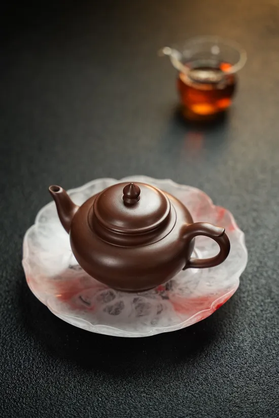 Zisha Teapots: Xiao Ying Jinggong 260cc | premium aged purple clay 7