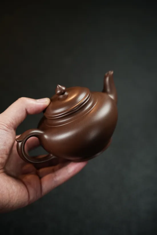 Zisha Teapots: Xiao Ying Jinggong 260cc | premium aged purple clay 8
