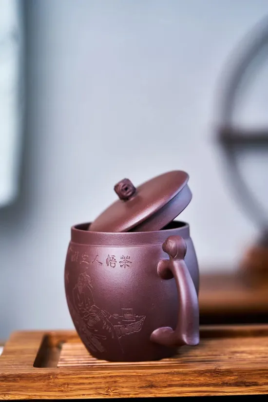 Premium Yixing Clay Teapot | Handcrafted Auspicious Monkey Design 2