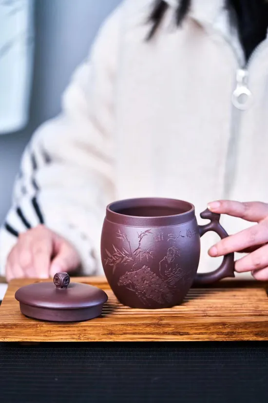 Premium Yixing Clay Teapot | Handcrafted Auspicious Monkey Design 3