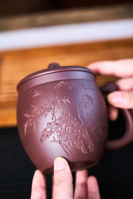 Premium Yixing Clay Teapot | Handcrafted Auspicious Monkey Design 5
