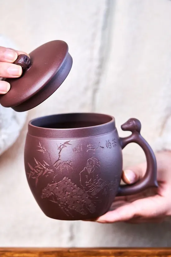 Premium Yixing Clay Teapot | Handcrafted Auspicious Monkey Design 6