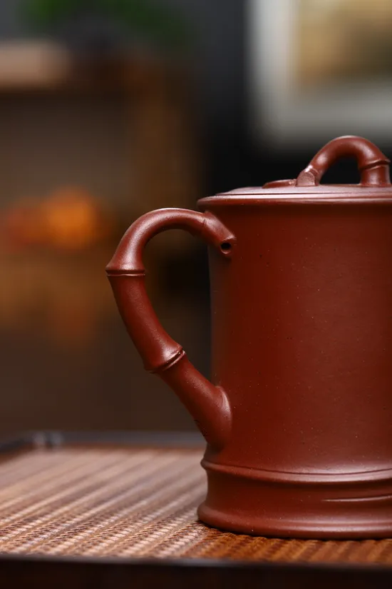 Yixing Zisha Teapot | Authentic Bamboo Design Clay Teapot 3
