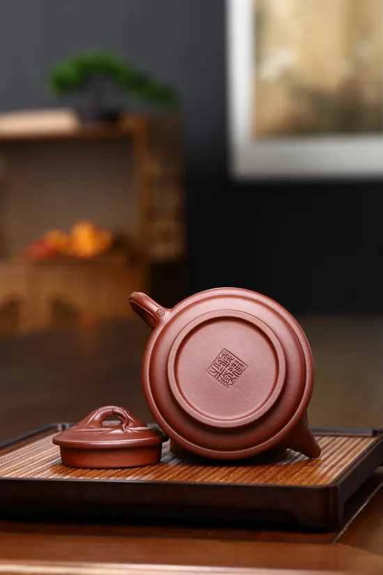 Yixing Zisha Teapot | Authentic Bamboo Design Clay Teapot 4