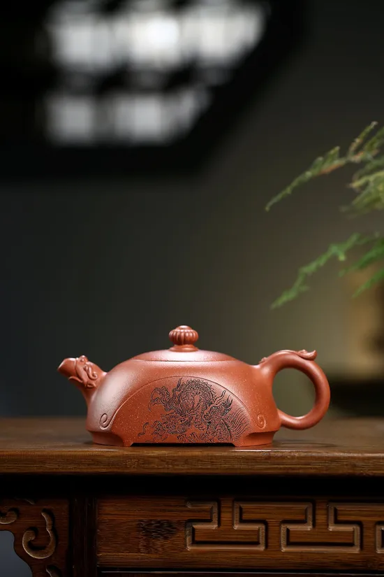 Yixing Zisha Teapot | Handcrafted Red Jiangpo Clay | Collector's Choice 7