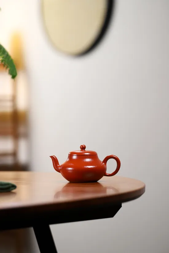 Artisan Yixing Zisha Teapot | Da Hong Pao Clay & Jun De Design 9