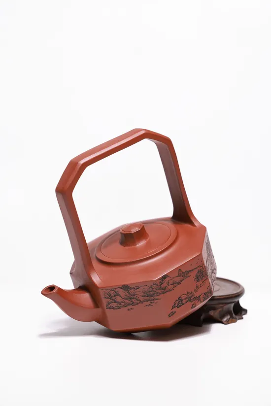 Yixing Zisha Teapot | Master Xu Yuanming | 500cc Purple Clay Art 5
