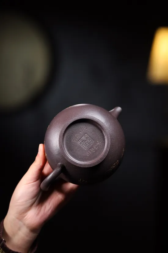 Yixing Clay Teapot | Handcrafted Zisha Pottery by Artist Wang Chunhong 7