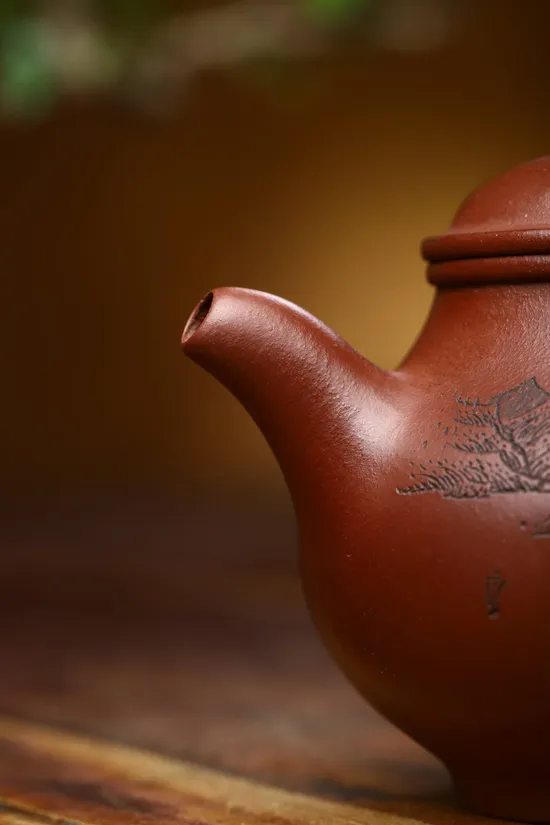 Yixing Zisha Teapot - Premium Red Dragon Clay Handcrafted Artistry 4