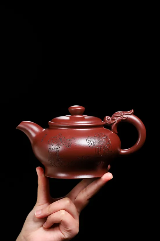 Yixing Zisha Teapot Dragon Chant - Master Chen Yue'e Artistry 1