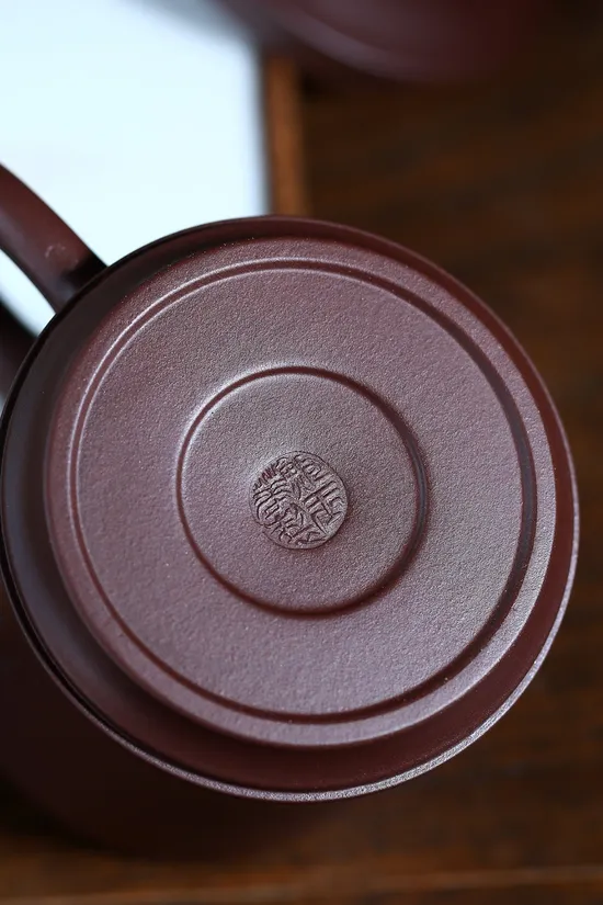 Yixing Zisha Teapot - Handcrafted Qingxin Lid Cup, 450cc, Master Artisan 1