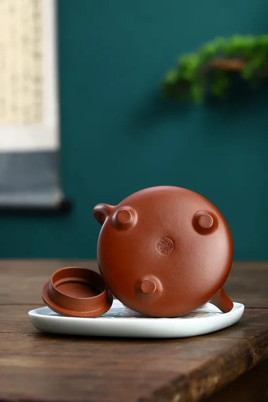 Zisha Teapots: Wen Gezi purple clay | 200cc capacity 3