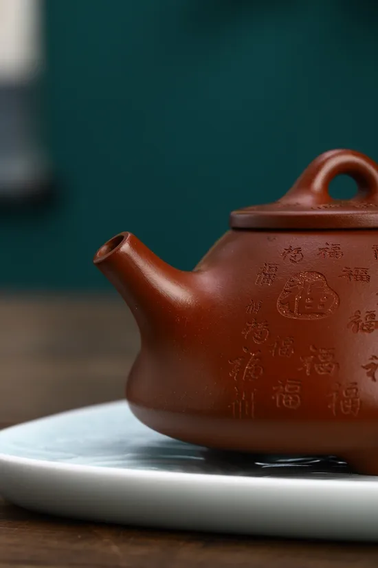 Zisha Teapots: Wen Gezi purple clay | 200cc capacity 8