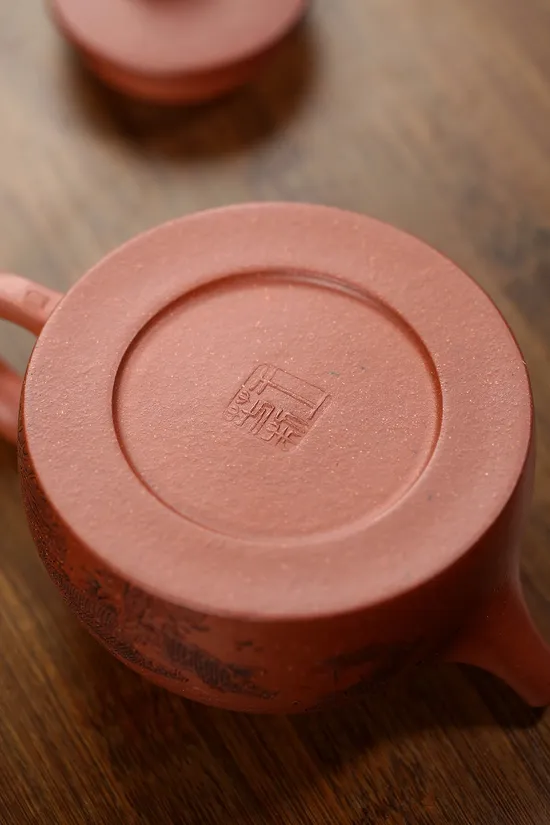 Yixing Teapot | Wang Fang's Artistry | Rare Red Jiangpo Clay 2