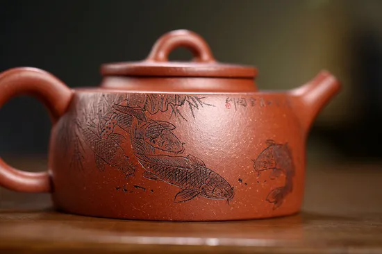 Yixing Teapot | Wang Fang's Artistry | Rare Red Jiangpo Clay 3