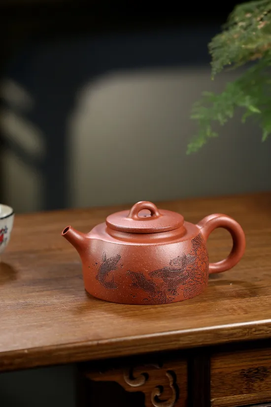 Yixing Teapot | Wang Fang's Artistry | Rare Red Jiangpo Clay 5