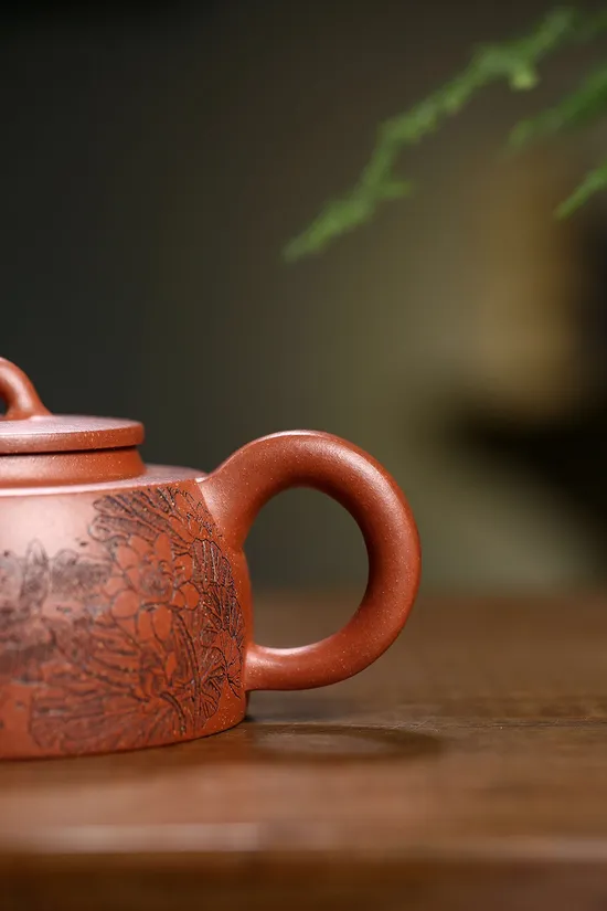 Yixing Teapot | Wang Fang's Artistry | Rare Red Jiangpo Clay 6