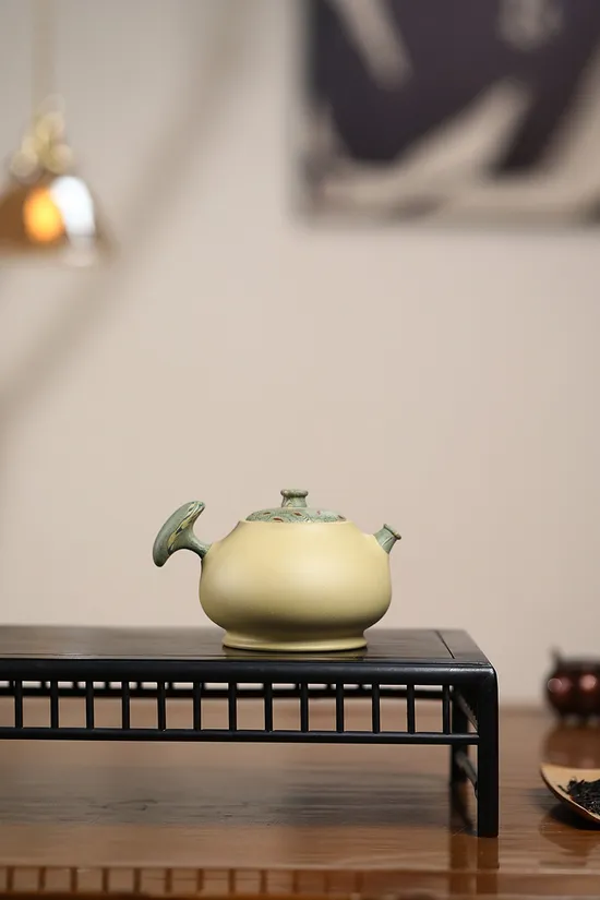 Yixing Zisha Teapot - Golden Fish Artistry, Premium Clay 1440CNY 1