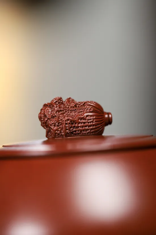 Yixing Zisha Teapot - Fortune Clay Pot by Master Yang Junbao 3