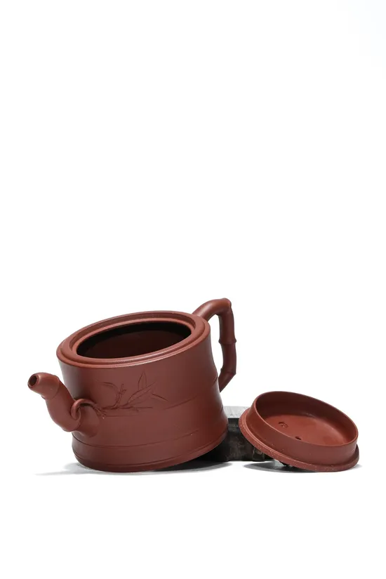 Zisha Teapots: Bamboo Node Golden Toad | 3300 CNY 3