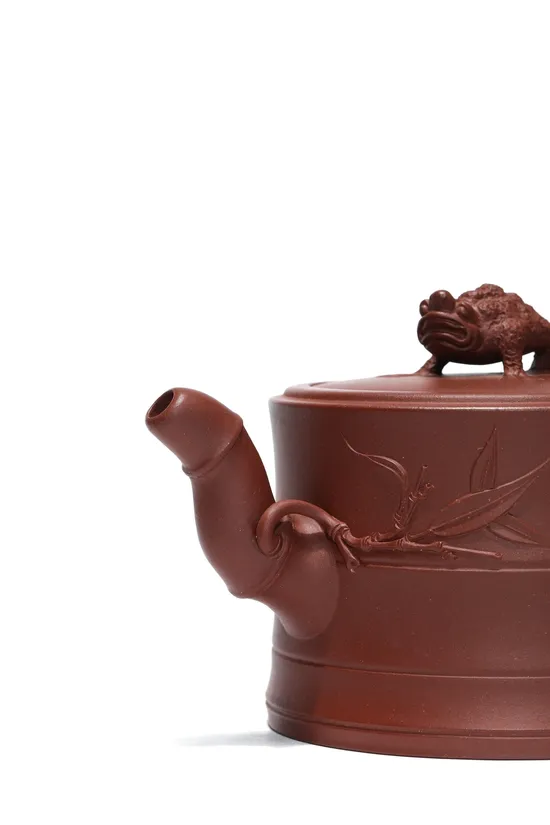 Zisha Teapots: Bamboo Node Golden Toad | 3300 CNY 5