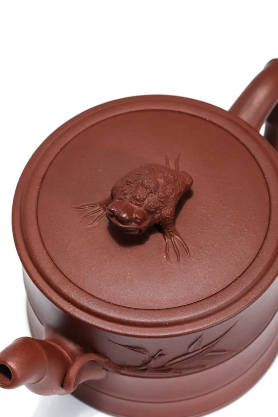 Zisha Teapots: Bamboo Node Golden Toad | 3300 CNY 7