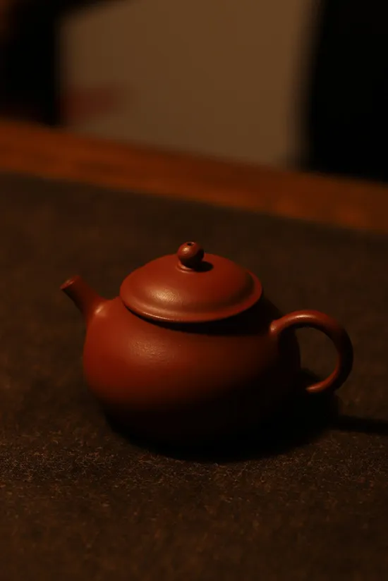 Yixing Clay Teapot | Ancient Pan Zhuni Teapot 140cc 5