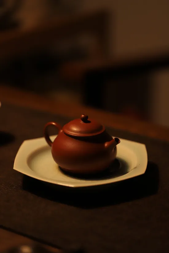 Yixing Clay Teapot | Ancient Pan Zhuni Teapot 140cc 7
