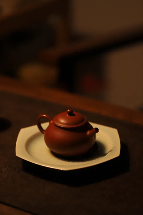Yixing Clay Teapot | Ancient Pan Zhuni Teapot 140cc 8