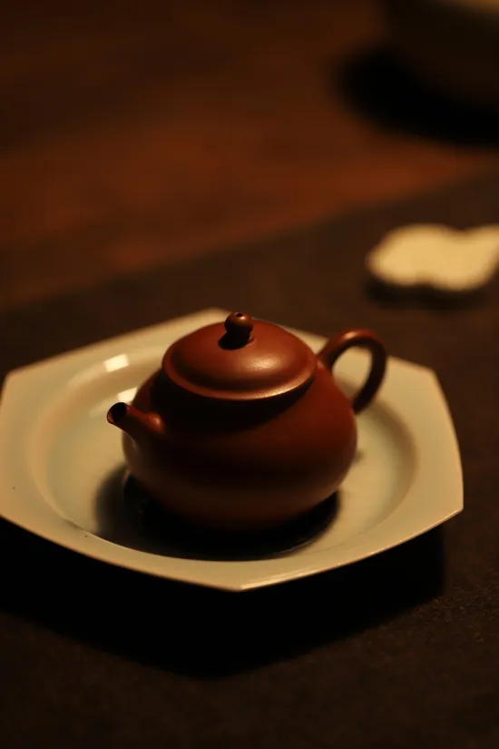 Yixing Clay Teapot | Ancient Pan Zhuni Teapot 140cc 9