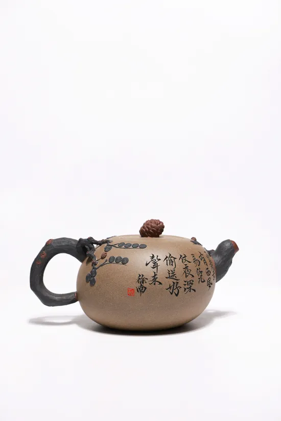 Yixing Zisha Teapot | Handcrafted Artisan Purple Clay Pot 500cc 6