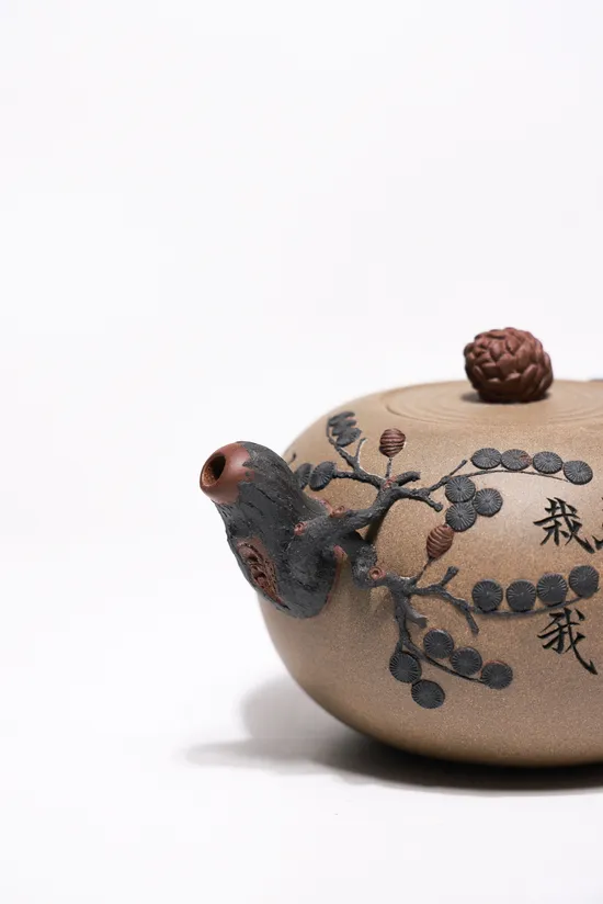 Yixing Zisha Teapot | Handcrafted Artisan Purple Clay Pot 500cc 7