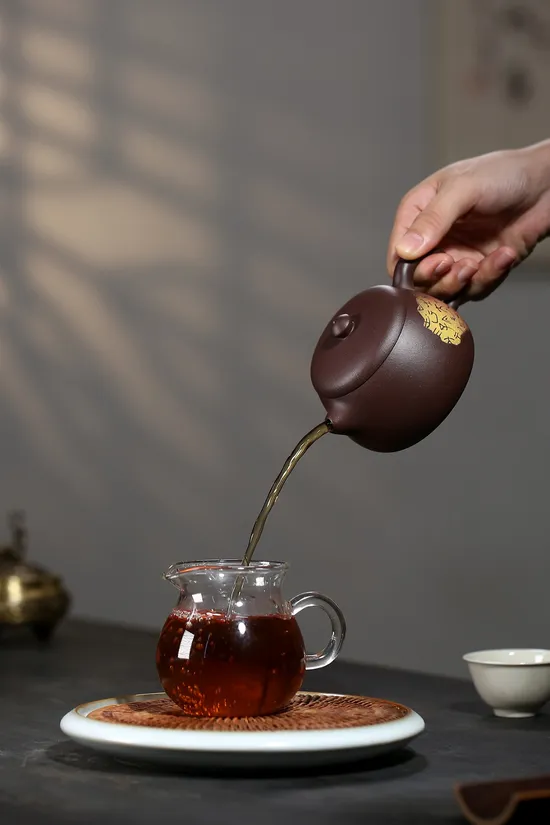 Zisha Teapots: Da Kou Xi Shi | original mine old purple clay 2