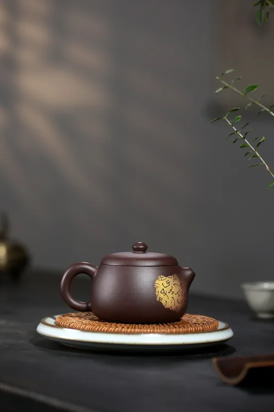 Zisha Teapots: Da Kou Xi Shi | original mine old purple clay 3
