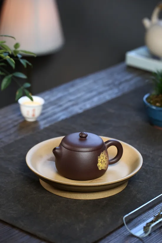 Zisha Teapots: Da Kou Xi Shi | original mine old purple clay 6