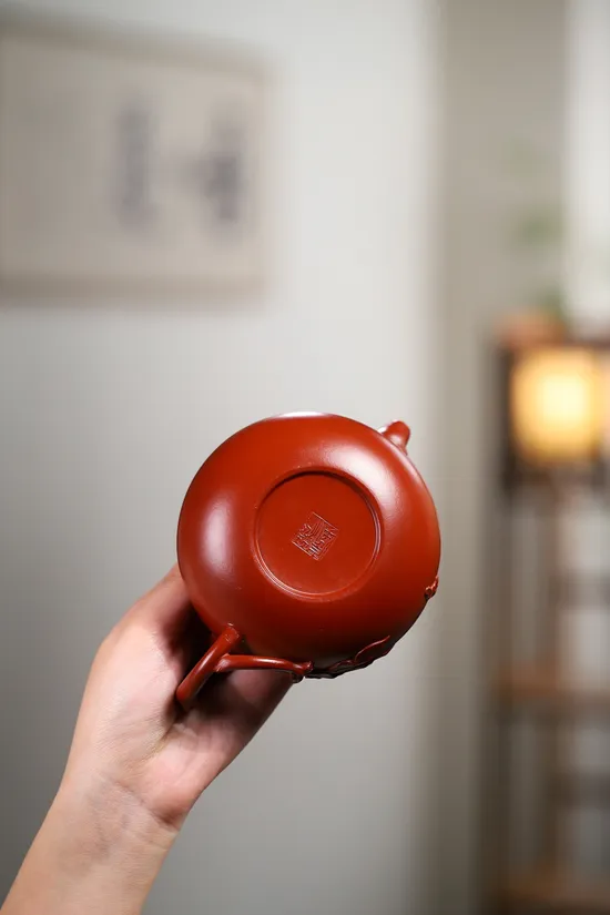 Zisha Teapots: Da Hong Pao clay | magnolia flower patterns 2
