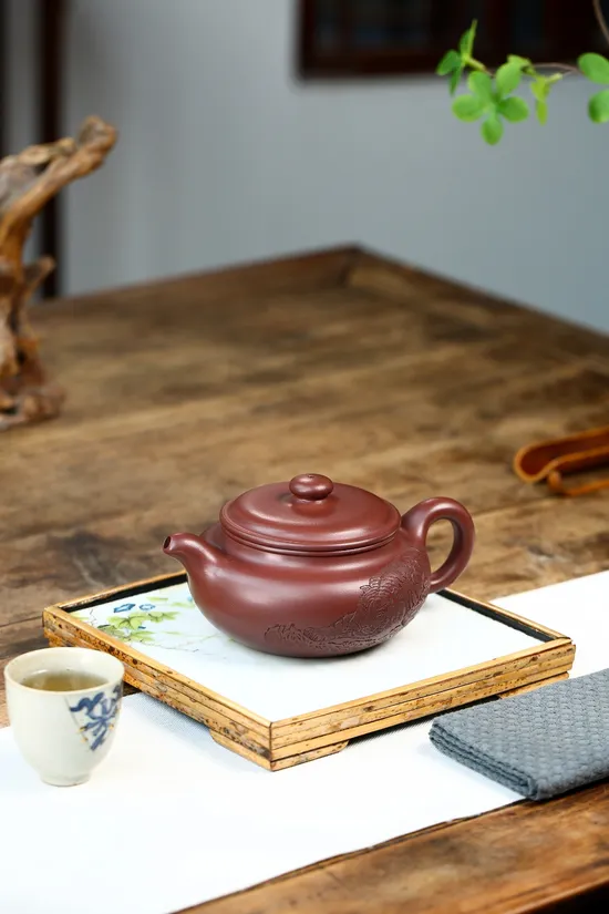 Yixing Zisha Teapot Handcrafted Masterpiece | Collector's Artistry 6