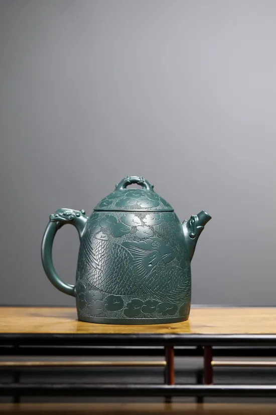 Premium Yixing Zisha Clay Teapot: Dragon QinQuan Artisan Craft 2