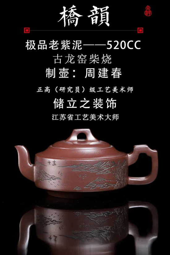 Premium Zisha Clay Teapot | Yixing Teapot Collection by Master Zhou Jianchun 5
