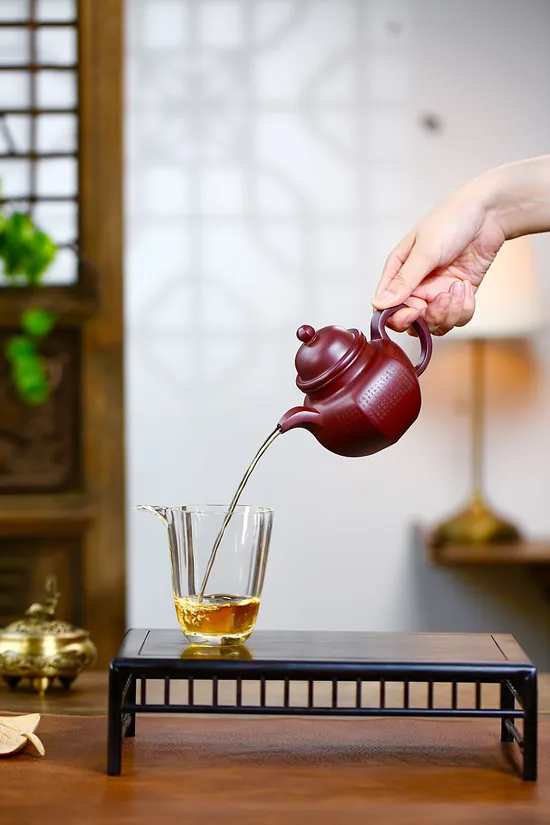 Premium Yixing Teapot | Handcrafted Zisha Clay Collector's Piece 3