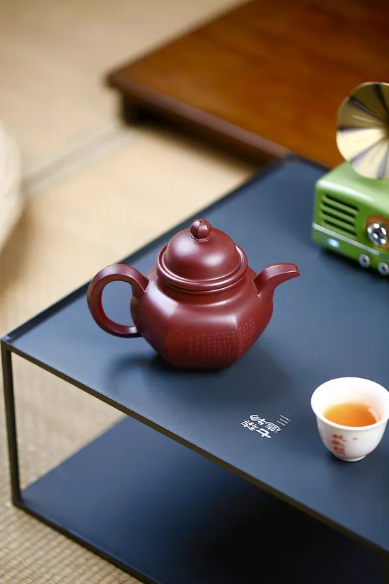 Premium Yixing Teapot | Handcrafted Zisha Clay Collector's Piece 7