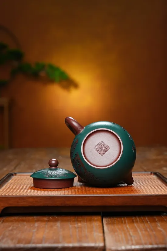 Zisha Teapots: National Master's New Rose | first-factory purple clay 4